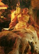 Anders Zorn etude eclairage oil painting artist